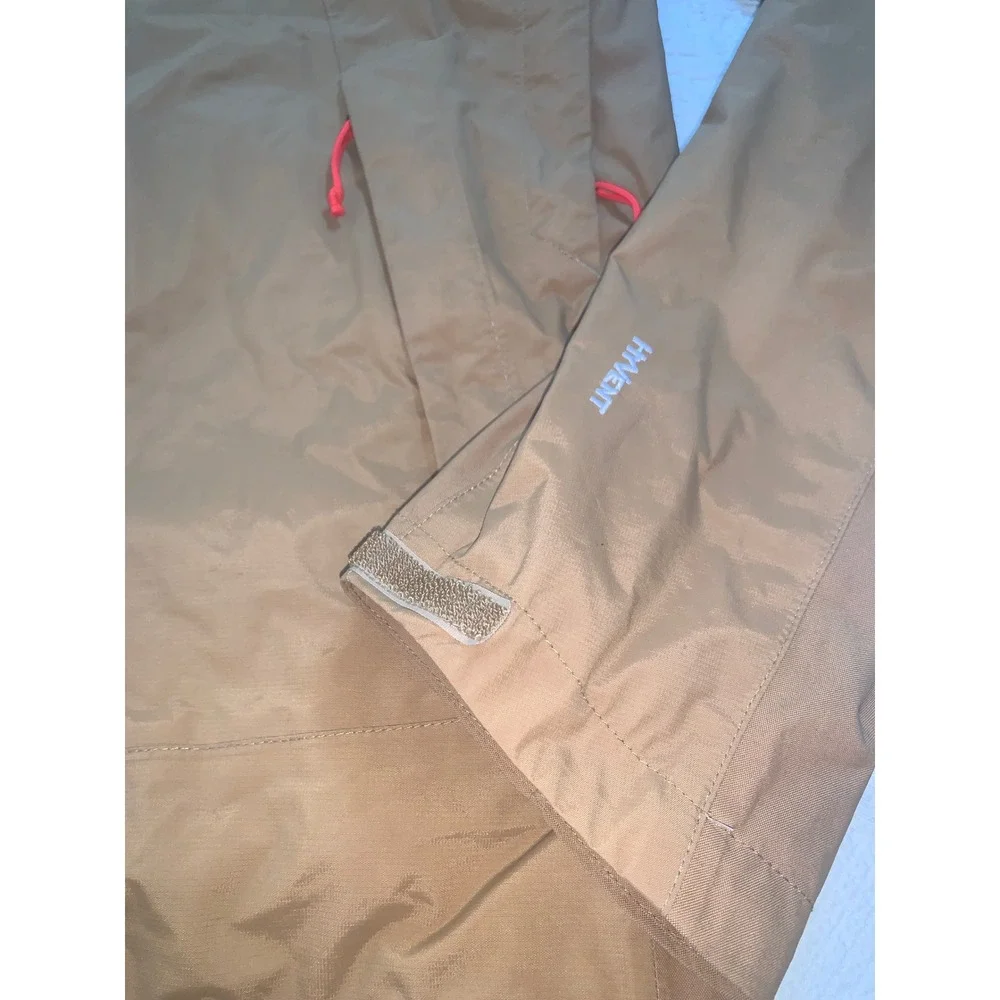 The North Face Varius Guide HyVent Jacket Mens Large Tan Brown Waterproof Shell